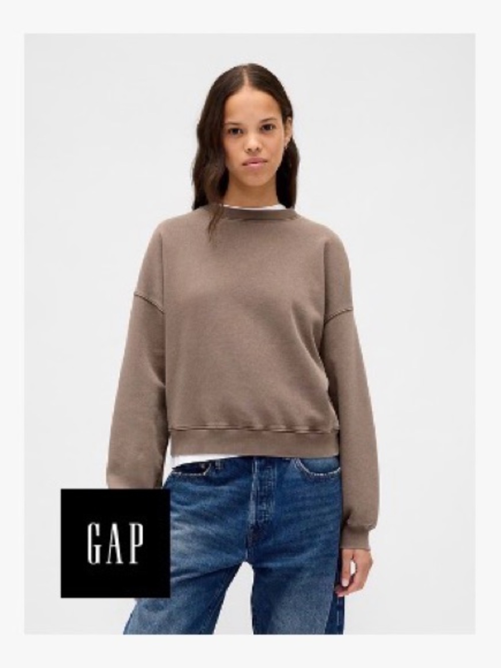 Vintage Soft Wedge Crew L Tall